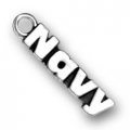 NAVY Sterling Silver Charm - CLEARANCE