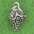 Large Bunch of Grapes Sterling Silver Charm