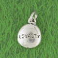 Sterling Silver Loyalty Stone Charm - DISCONTINUED