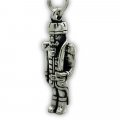 NUTCRACKER SOLDIER with SWORD Sterling Silver Charm