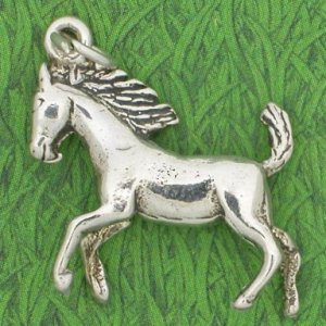 Stallion - Horse Sterling Silver Charm