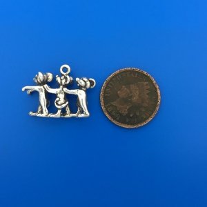 THREE BLIND MICE Sterling Silver Charm