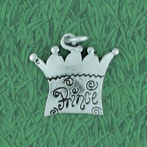 PRINCE CROWN Sterling Silver Charm