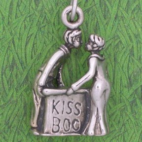 KISSING BOOTH Sterling Silver Charm