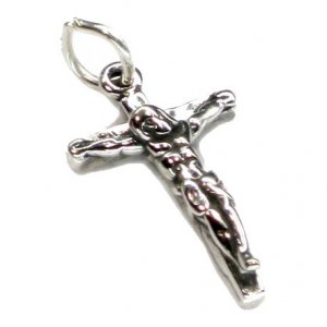 CRUCIFIX CROSS Sterling Silver Charm