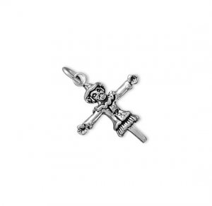 SCARECROW Sterling Silver Charm