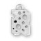 SLICE of SWISS CHEESE Sterling Silver Charm - CLEARANCE