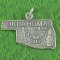 OKLAHOMA Sterling Silver Charm