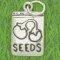 PACKET of SEEDS Sterling Silver Charm