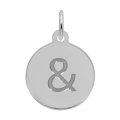 PETITE INITIAL DISC - AMPERSAND - Rembrandt Charms
