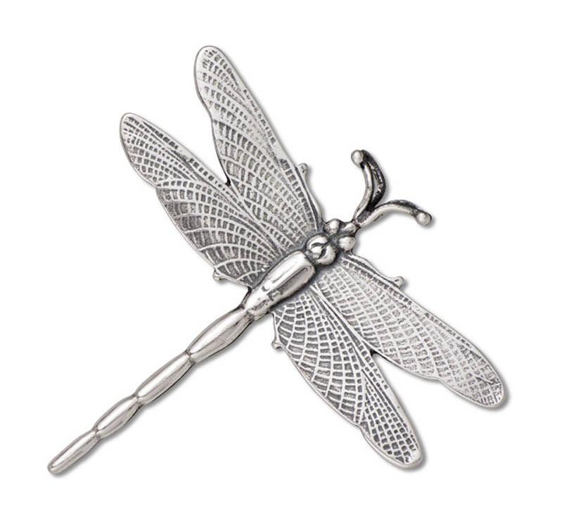 Dragonfly Pendant Charm Large size  Sterling silver MS058