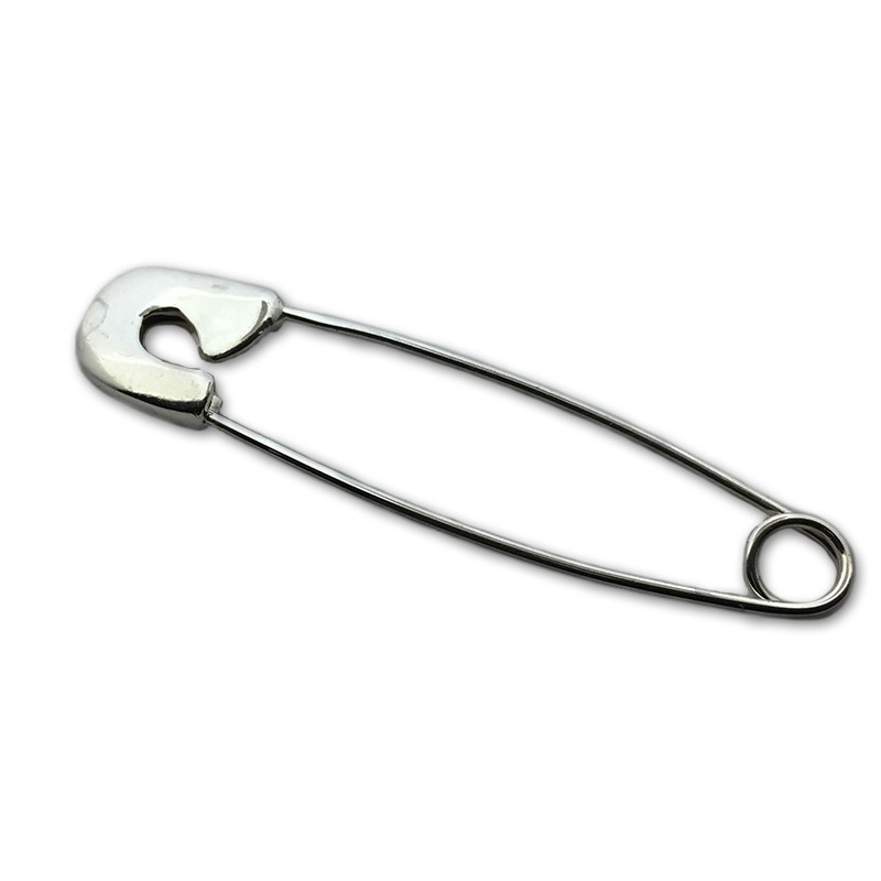 925 Sterling Silver Diaper Safety Pin Charm Made in USA