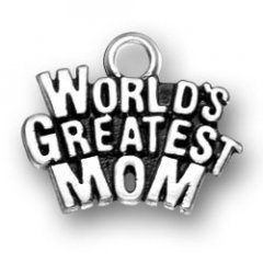 Mother's Day Silver Charms