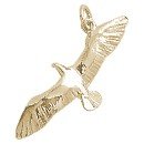Bird Charms in Silver and Gold