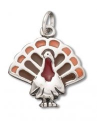 Thanksgiving Silver Charms