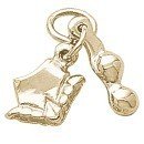 Clothing Charms in Silver and Gold