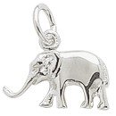 Elephant Charms in Silver and Gold