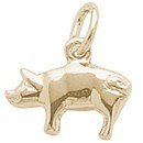 Farm Animal Charms in Silver and Gold
