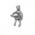 FEMALE TENNIS PLAYER Sterling Silver Charm - CLEARANCE
