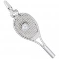 TENNIS RACQUET WITH PEARL - Rembrandt Charms