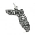 FLORIDA Sterling Silver Charm