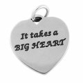TEACHER'S HEART Sterling Silver Charm