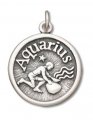 AQUARIUS ~ FRIENDLY (Jan 20 - Feb 18) Sterling Silver Charm