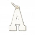Letter A Sterling Silver Charm
