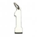NUMBER 1 Sterling Silver Charm