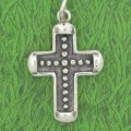 Cross with Inset Beads