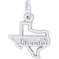 DALLAS TEXAS MAP - Rembrandt Charms