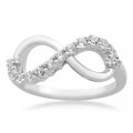 INFINITY CZ Sterling Silver Ring