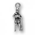 AQUARIUS WATER BEARER Sterling Silver Charm - CLEARANCE