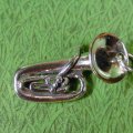 Baritone Horn Sterling Silver Charm