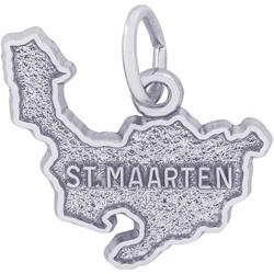 ST. MAARTEN MAP W/BORDER - Rembrandt Charms