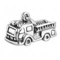 FIRE ENGINE Sterling Silver Charm