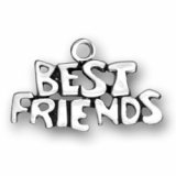 BEST FRIENDS Sterling Silver Charm - CLEARANCE