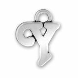 LETTER Y Sterling Silver Charm - CLEARANCE