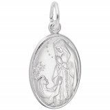 OUR LADY OF LOURDES OVAL DISC - Rembrandt Charms