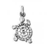 Turtle on the Move Sterling Silver Charm