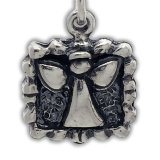 ANGEL in FRAME Sterling Silver Charm