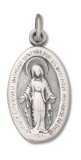 SMALL MARY MEDAL Sterling Silver Charm