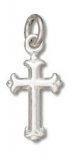 Small Cross Sterling Silver Charm