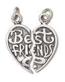 BEST FRIENDS Heart ~ 2 pieces