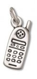 OLD SCHOOL CELL PHONE Sterling Silver Charm