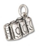 SIX PACK Sterling Silver Charm