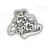 CO-CAPTAIN Sterling Silver Charm