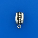 Ring Bail for European Style Charm Bracelets - Style 1 - Sterling Silver