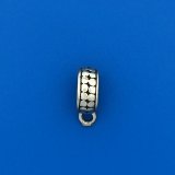 Ring Bail for European Style Charm Bracelets - Style 5 - Sterling Silver