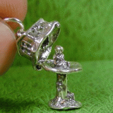 TREEHOUSE with ANGEL Sterling Silver Charm